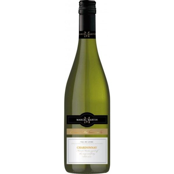 Вино біле сухе Marcel Martin Chardonnay, 0.75 л. 12,5%